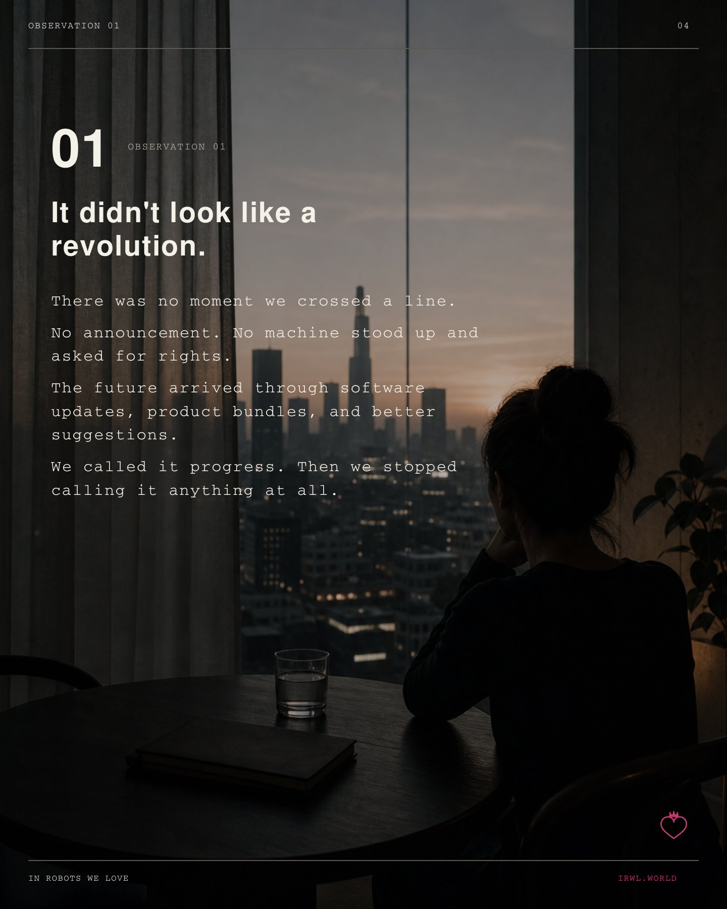 Observation 01 page.